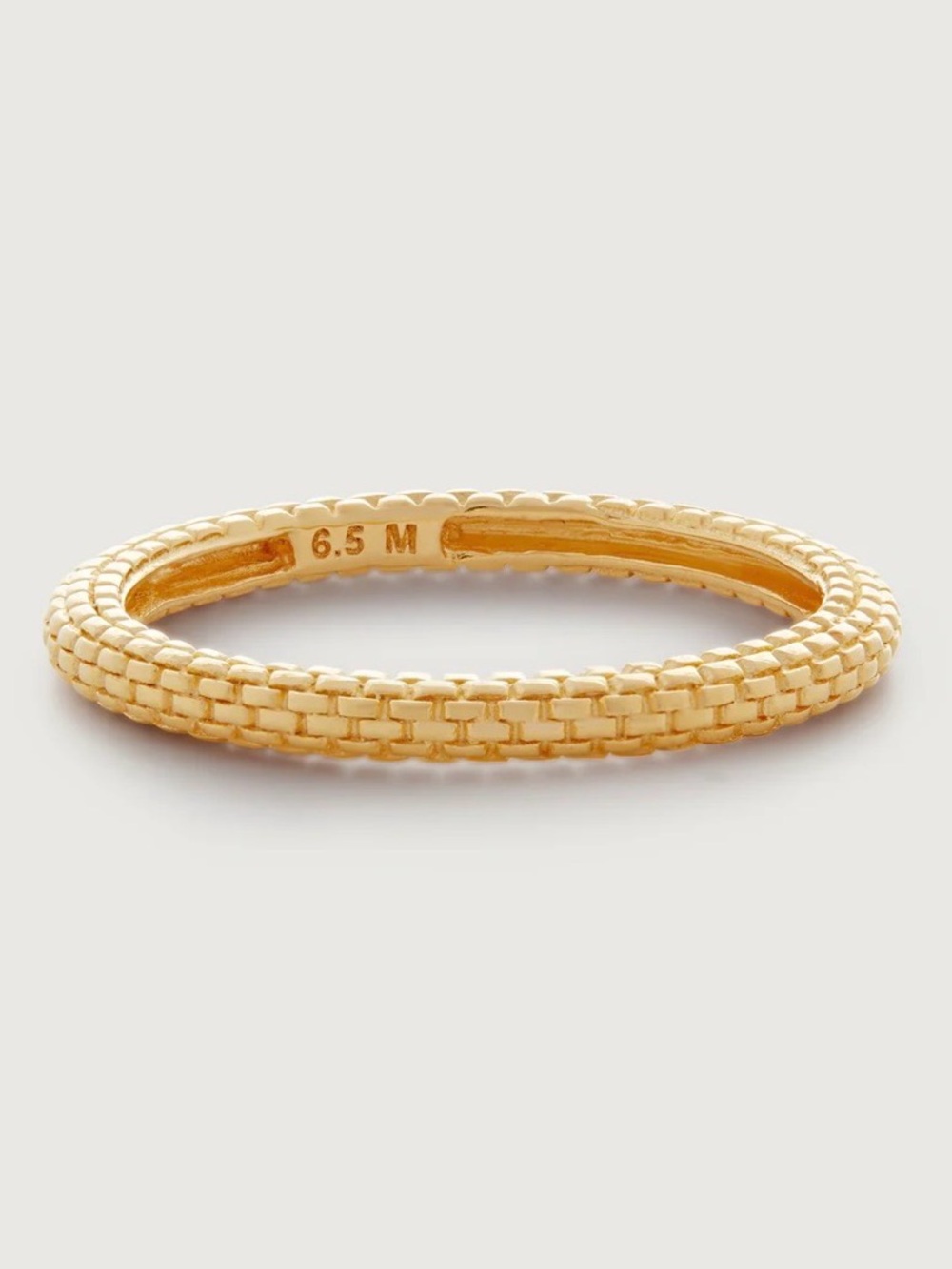 NWT Monica Vinader Heirloom stacking ring size 7